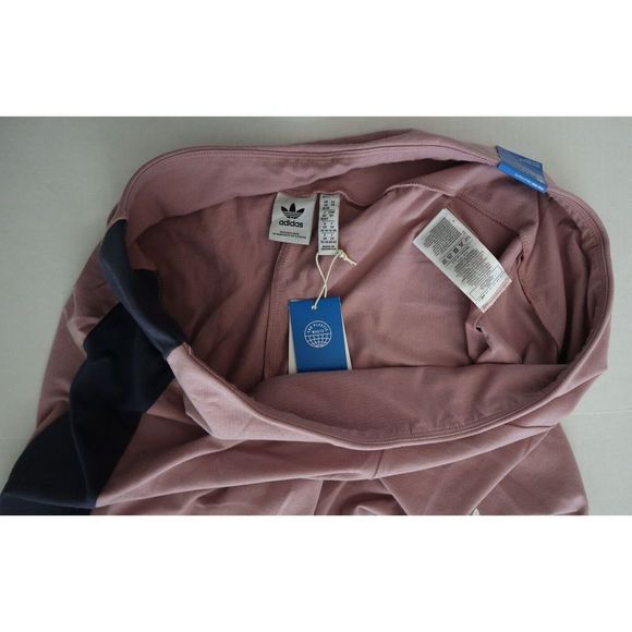 adidas HE7091 Women's Plus Sz 3XL Magic Mauve/Navy Tight Fit High Rise Tights - Picture 7 of 9